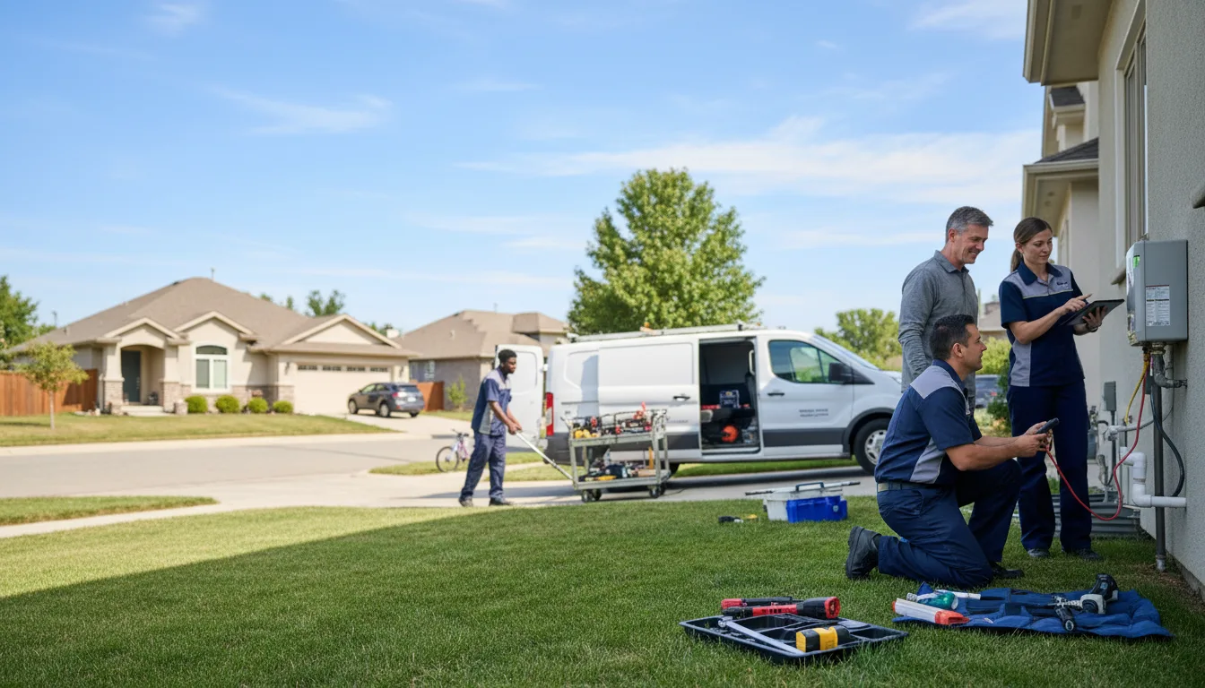 Tankless water heater service in Wadsworth, TX